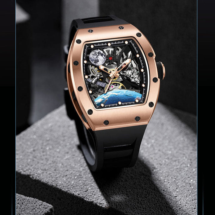 New Luxury Design - Astronaut Series  Mechanical Watch ZW01-Rose Gold