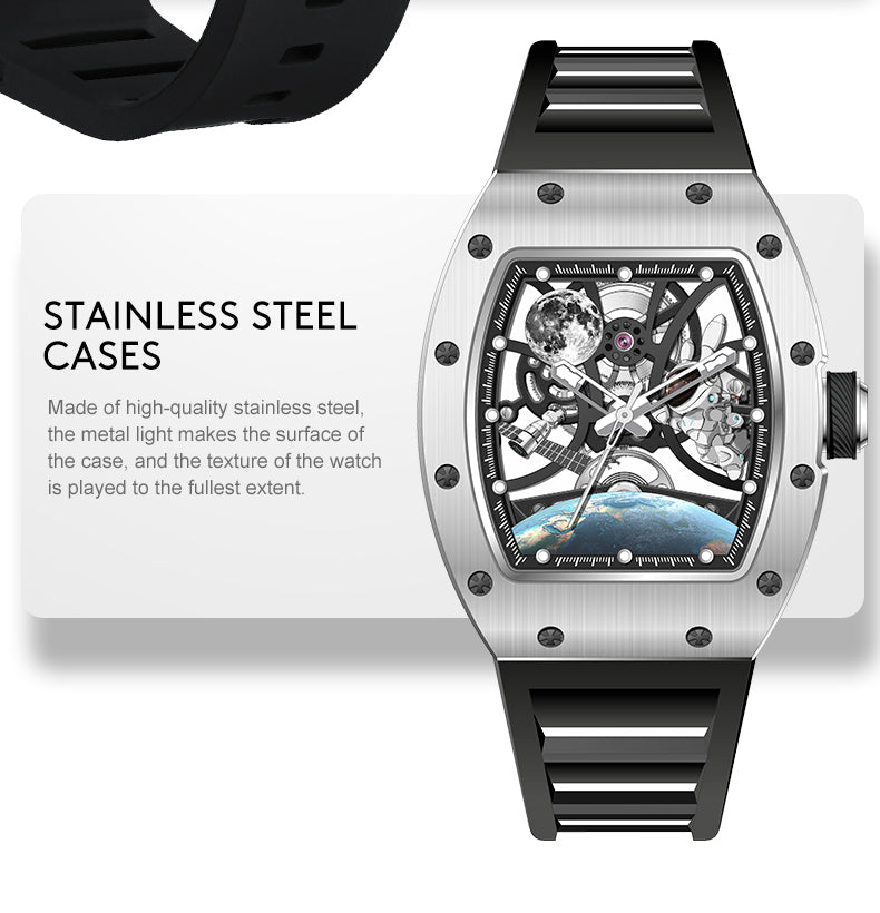 New Luxury Design - Astronaut Series  Mechanical Watch ZW01-Rose Gold