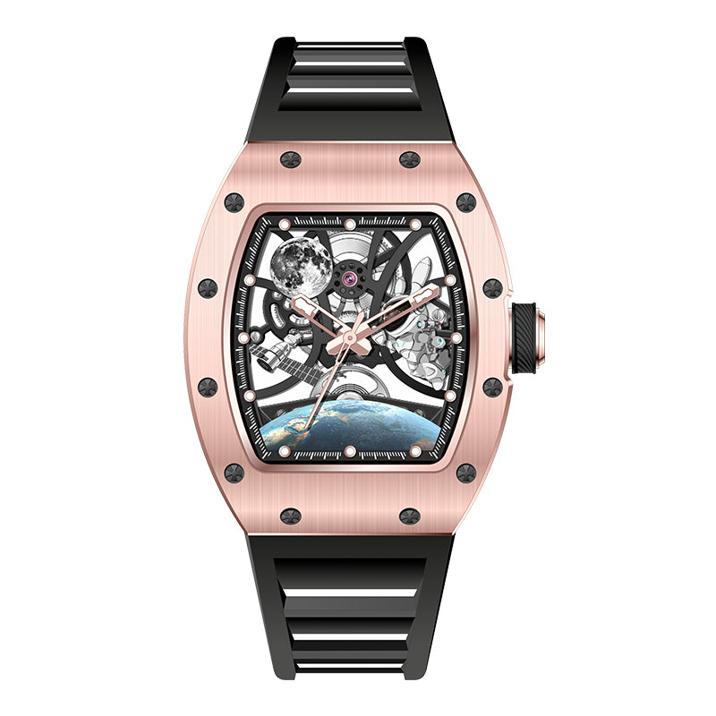 New Luxury Design - Astronaut Series  Mechanical Watch ZW01-Rose Gold
