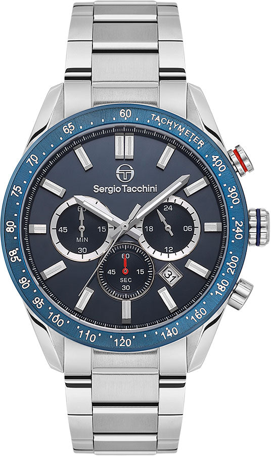 Sergio Tacchini Archivio Mens Stainless Steel Strap Watch - ST.1.10442-3